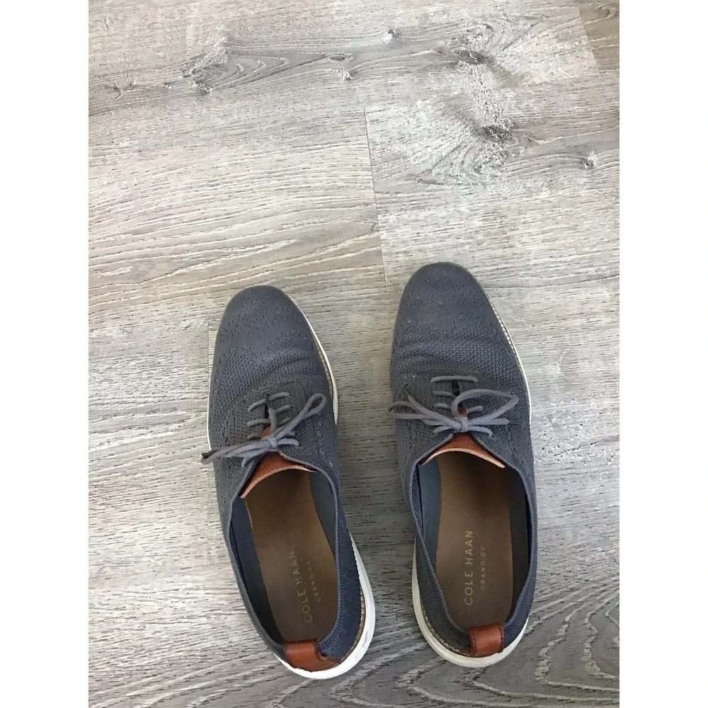 Cole Haan Men's Size 11 M OriginalGrand Wingtip Oxford Magnet Shoes C27961